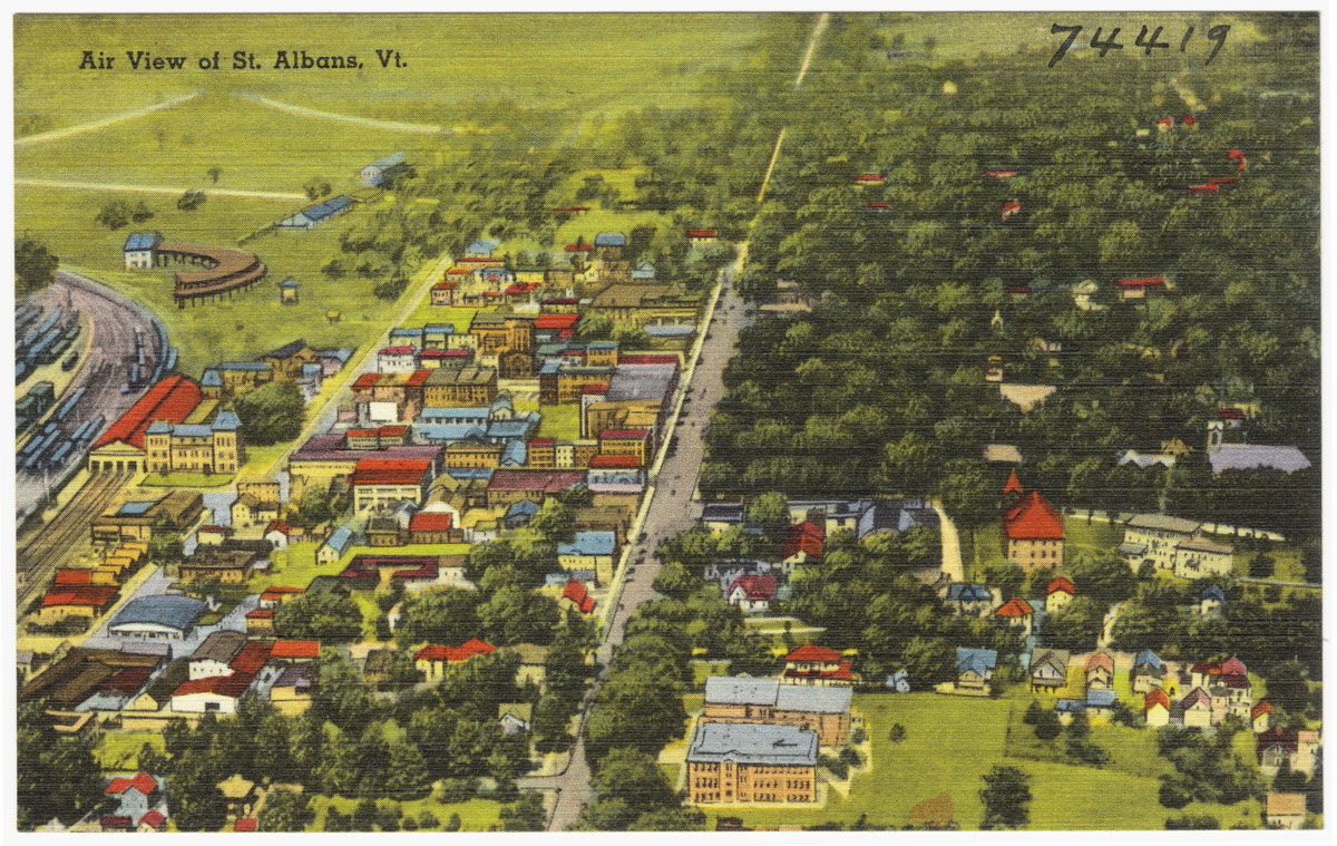 File name: 06_10_002280
Title: Air view of St. Albans, Vt.
Crea…