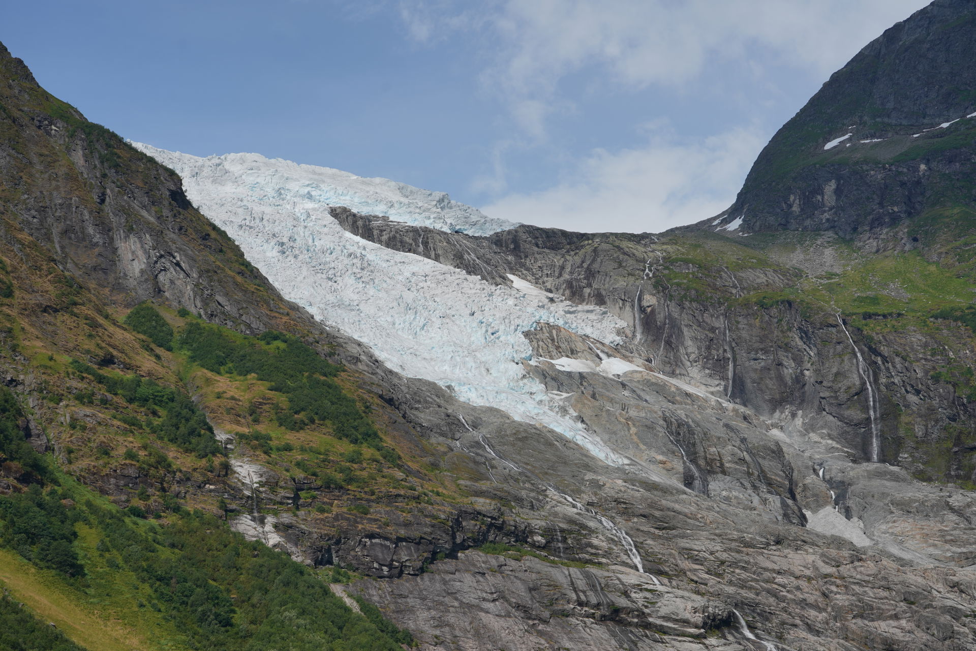 Bøyabreen Glacier in the municipality of Sogndal, Vestland, Nor…