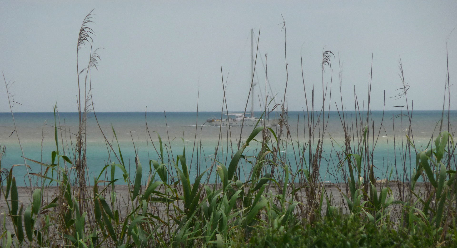 Mud slick off Sotogrande beach, following a storm.