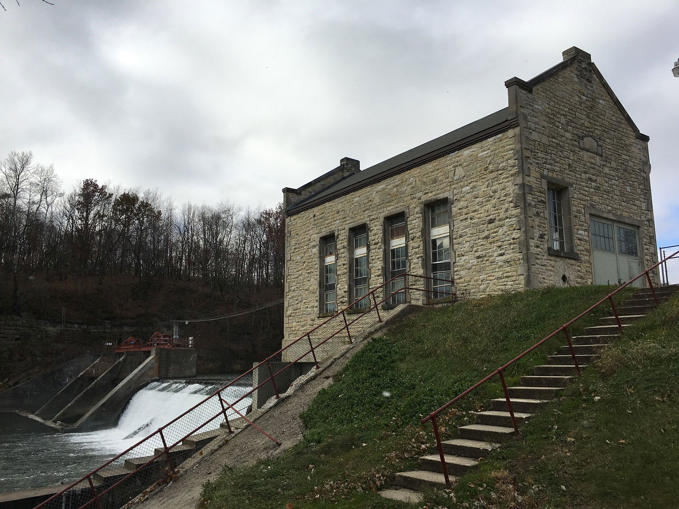 Mitchell Powerhouse and Dam Site is currently a County park an…