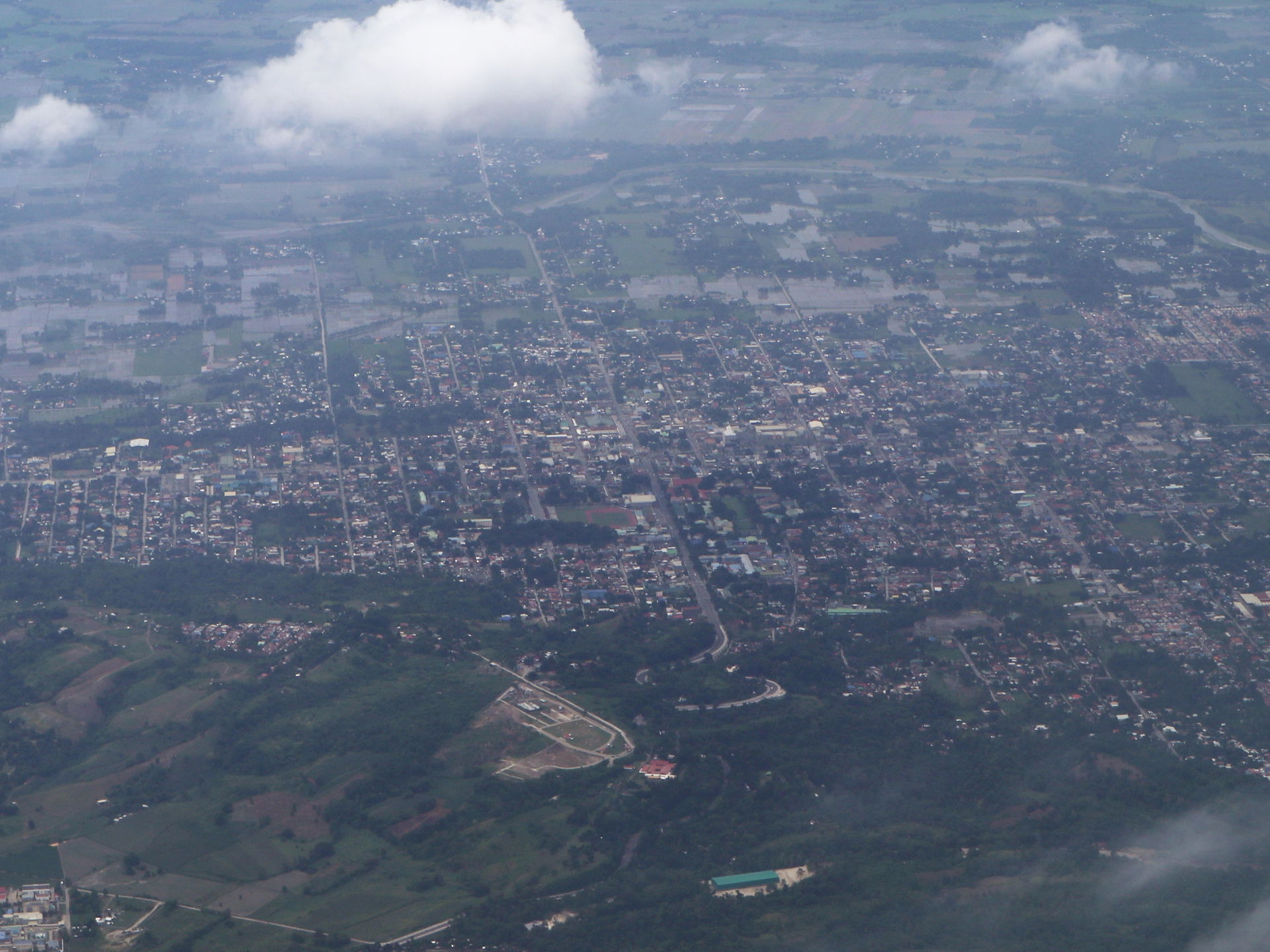 Koronadal Poblacion from air, Koronadal City, South Cotabato