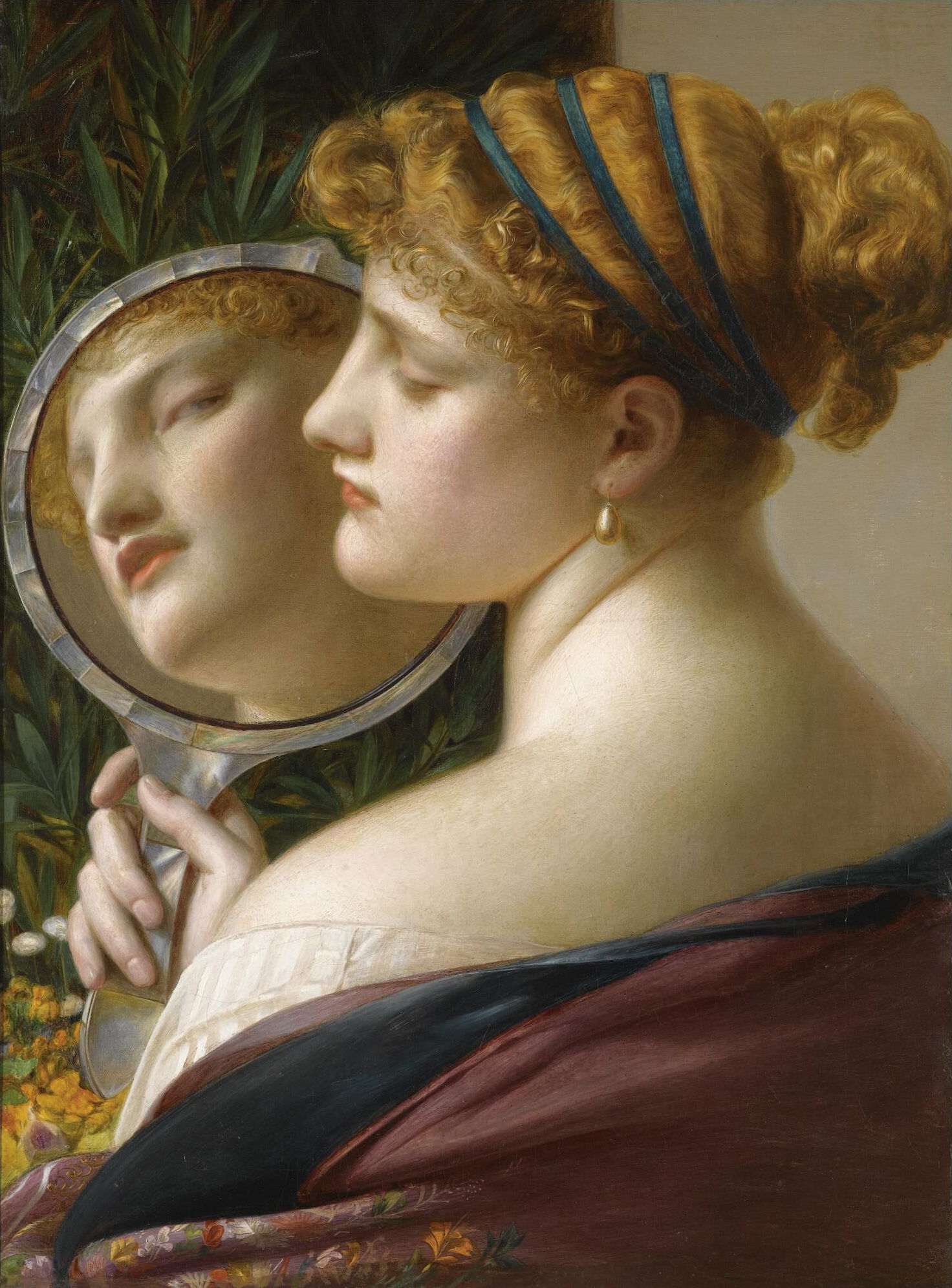The Pearl by Anthony Frederick Sandys (1832-1904)