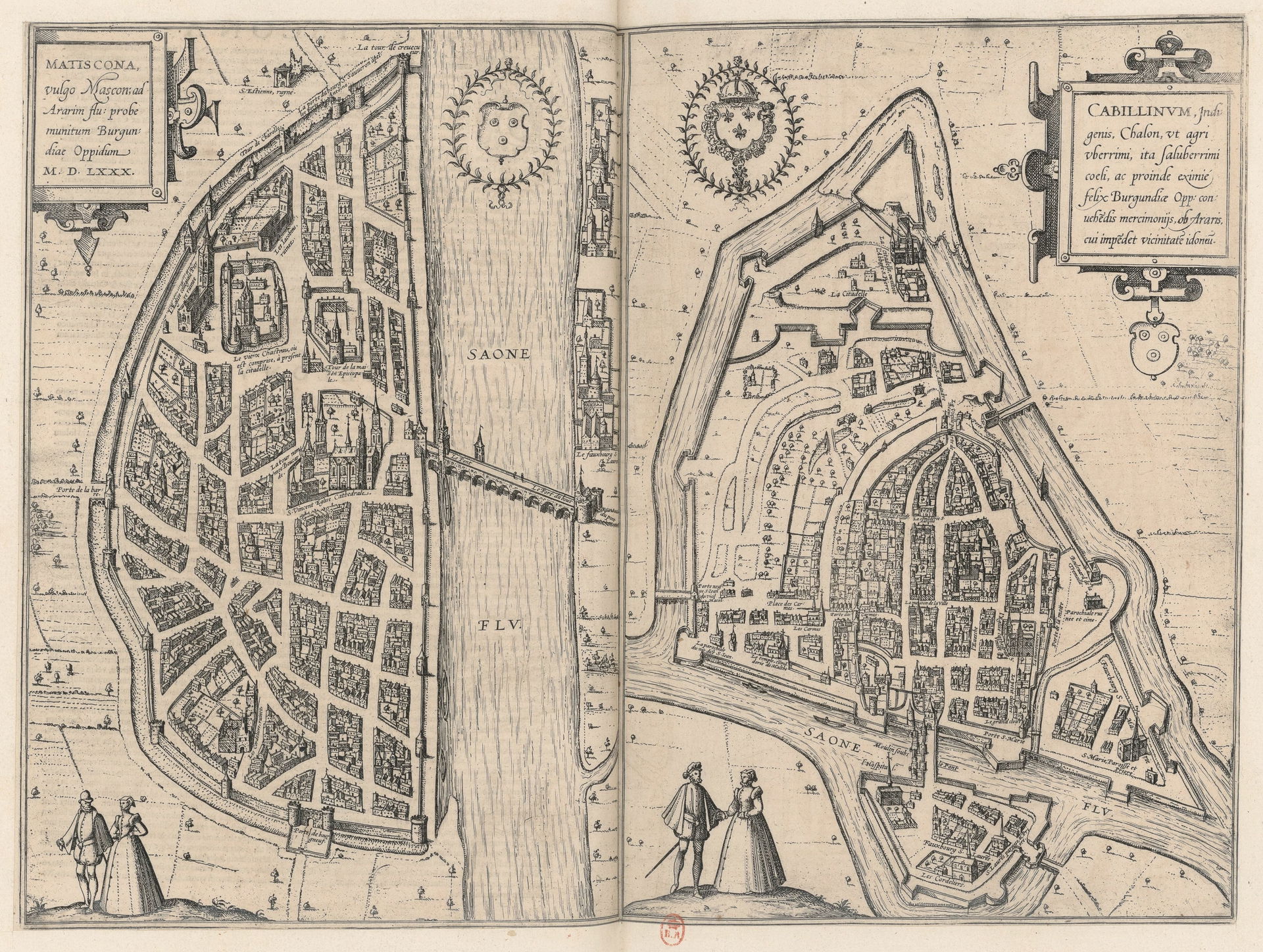 Sujet : Cartouches (ornement)
Mâcon -- 1580
Chalon-sur-Saône
Ré…