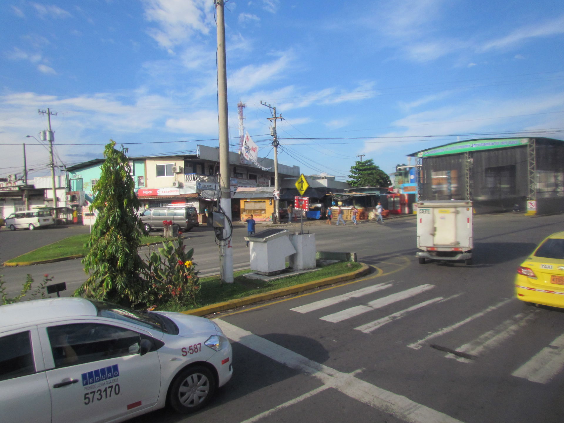 Paso Canoas, Panamanian side