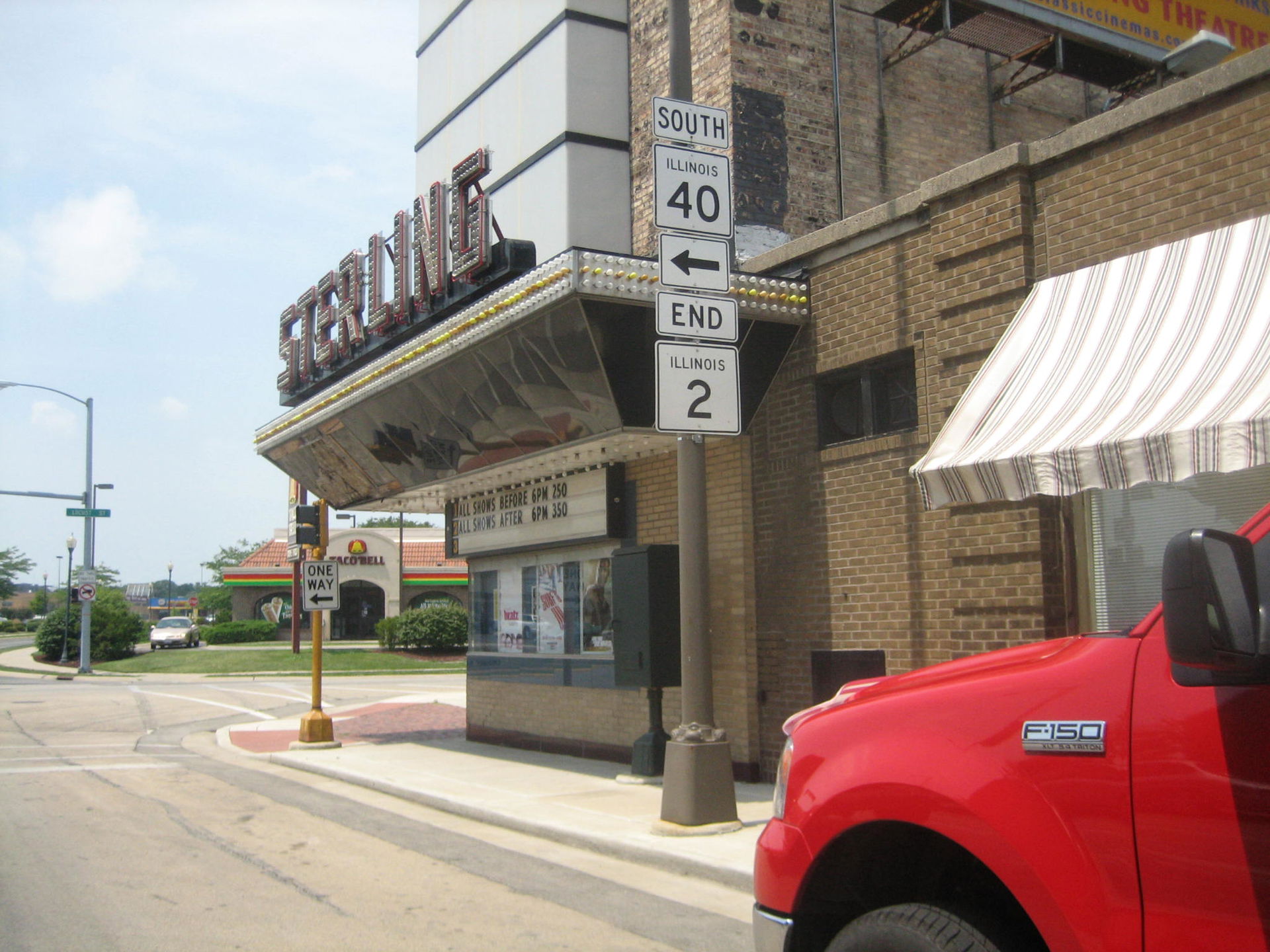 Sterling Theater in Sterling, Illinois, USA.