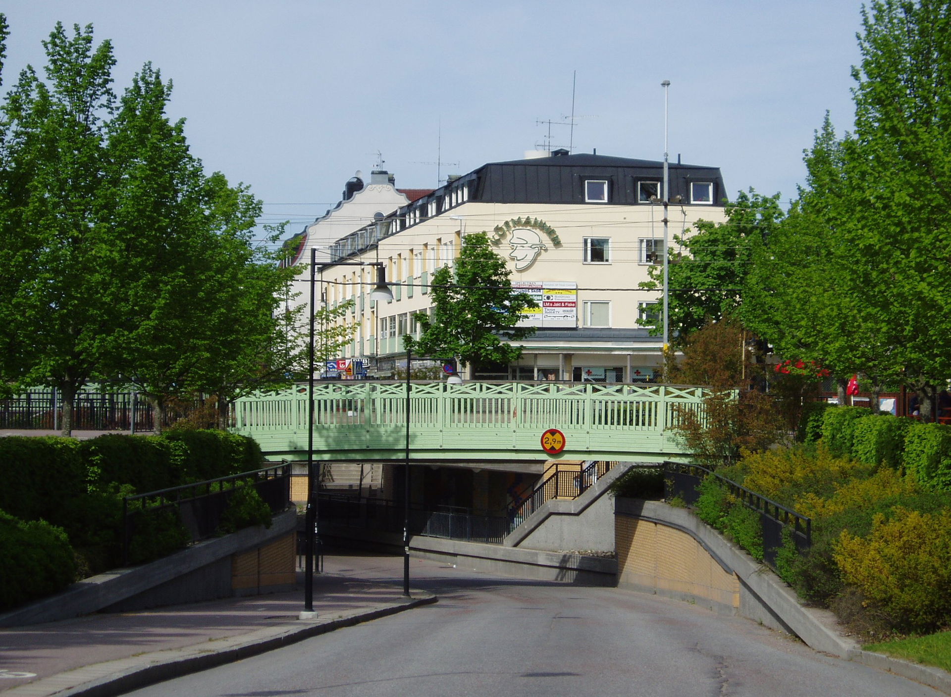 Tierp, Tierps kommun, järnvägsbro vid Esplanaden