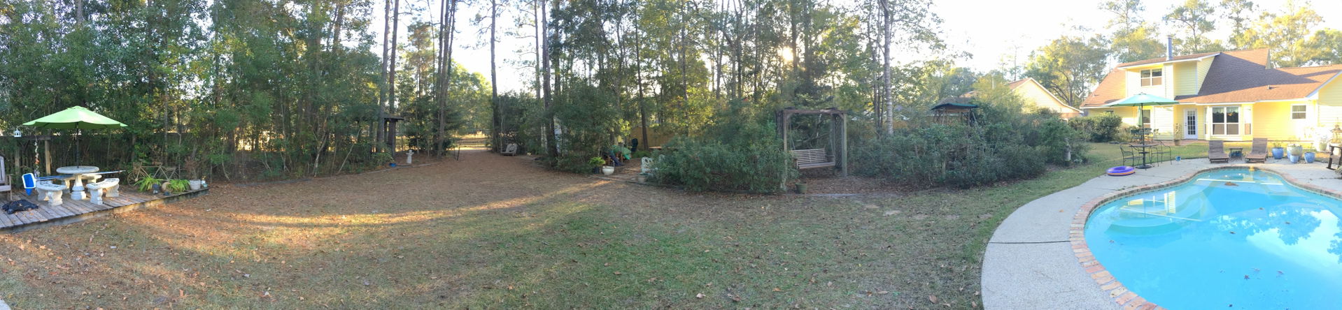 Slidell, Louisiana - Home - Backyard - Panorama