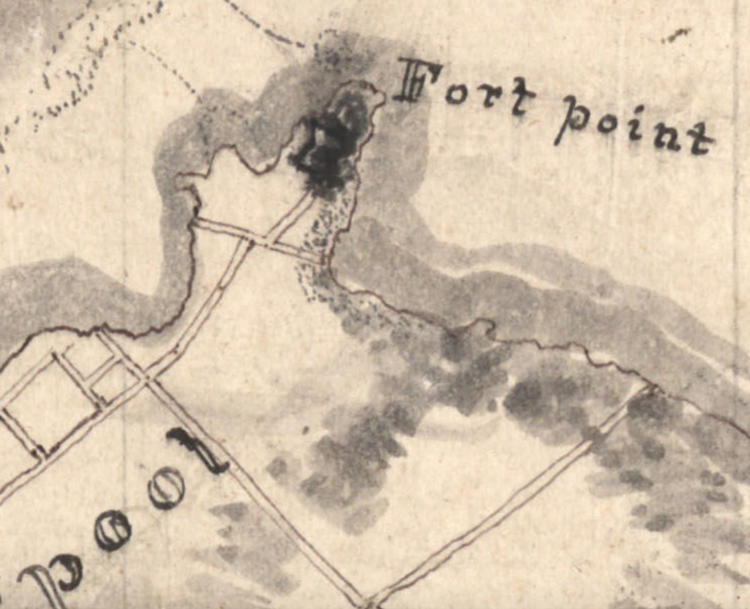 Fort Point, Liverpool, Nova Scotia, "The Great Map" William Mac…