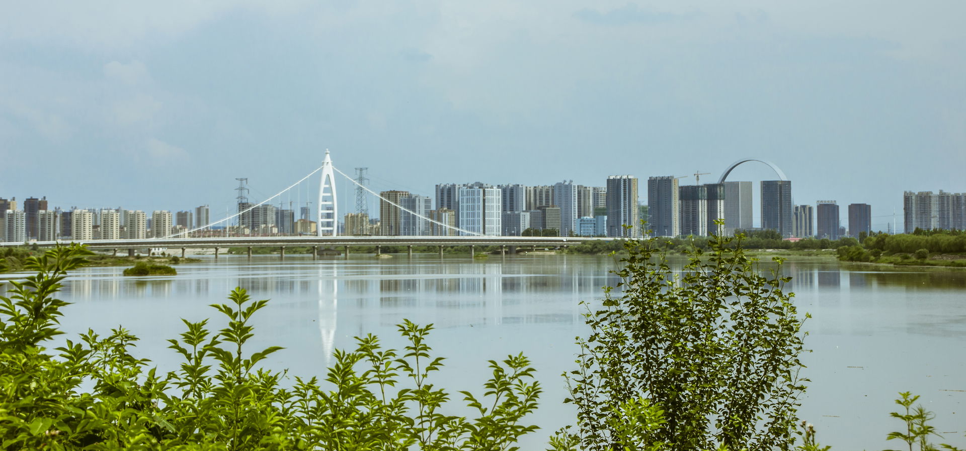 Skyline of Fushun seen from the North West