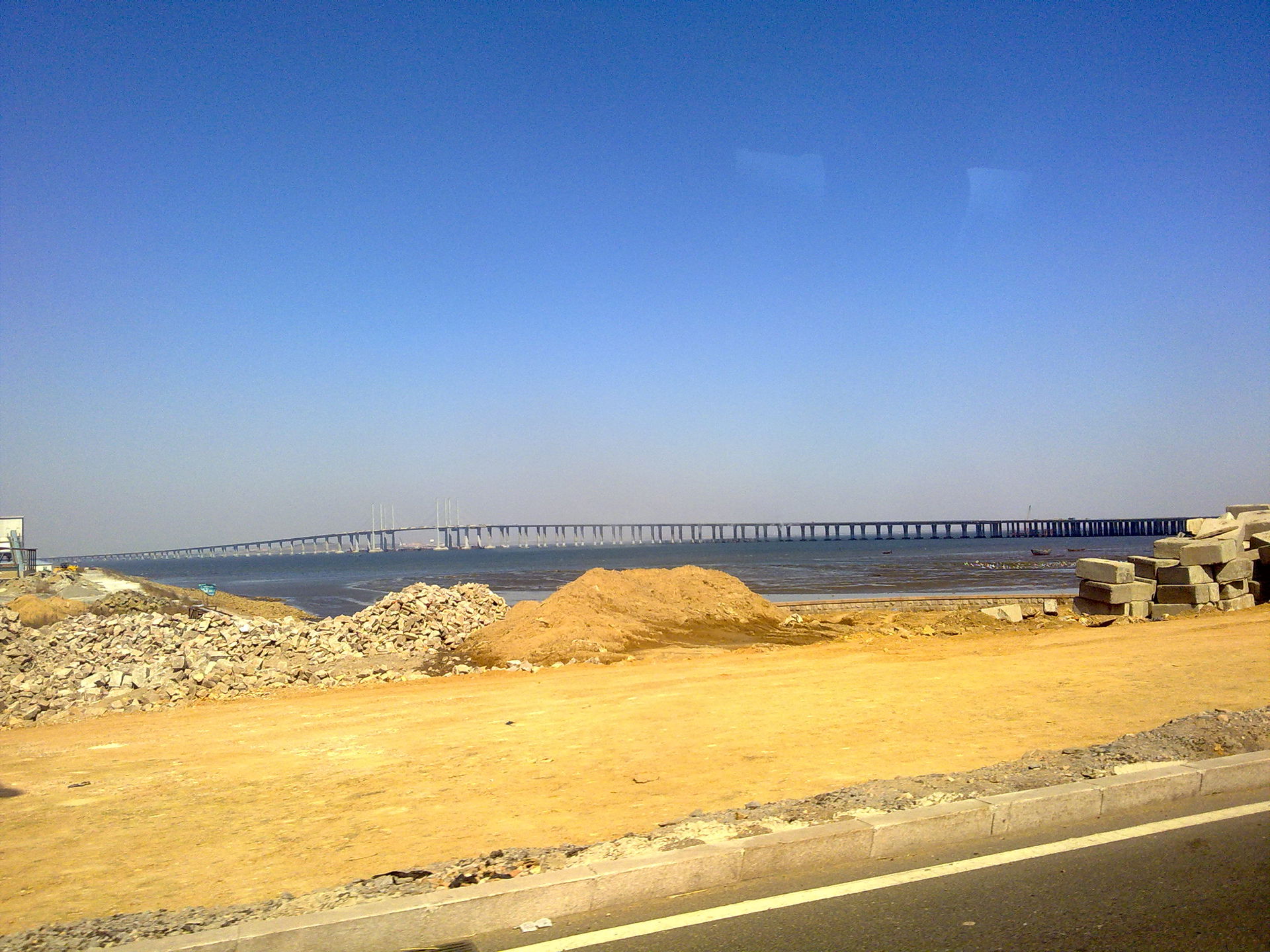 The Jiaozhou Bay Bridge Of Qingdao(Tsingtao),PRC