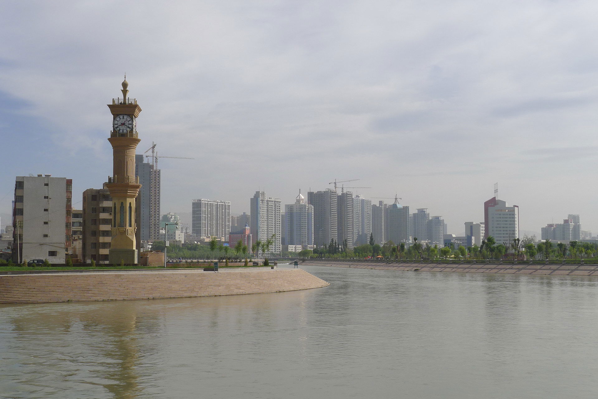 Korla cityscape