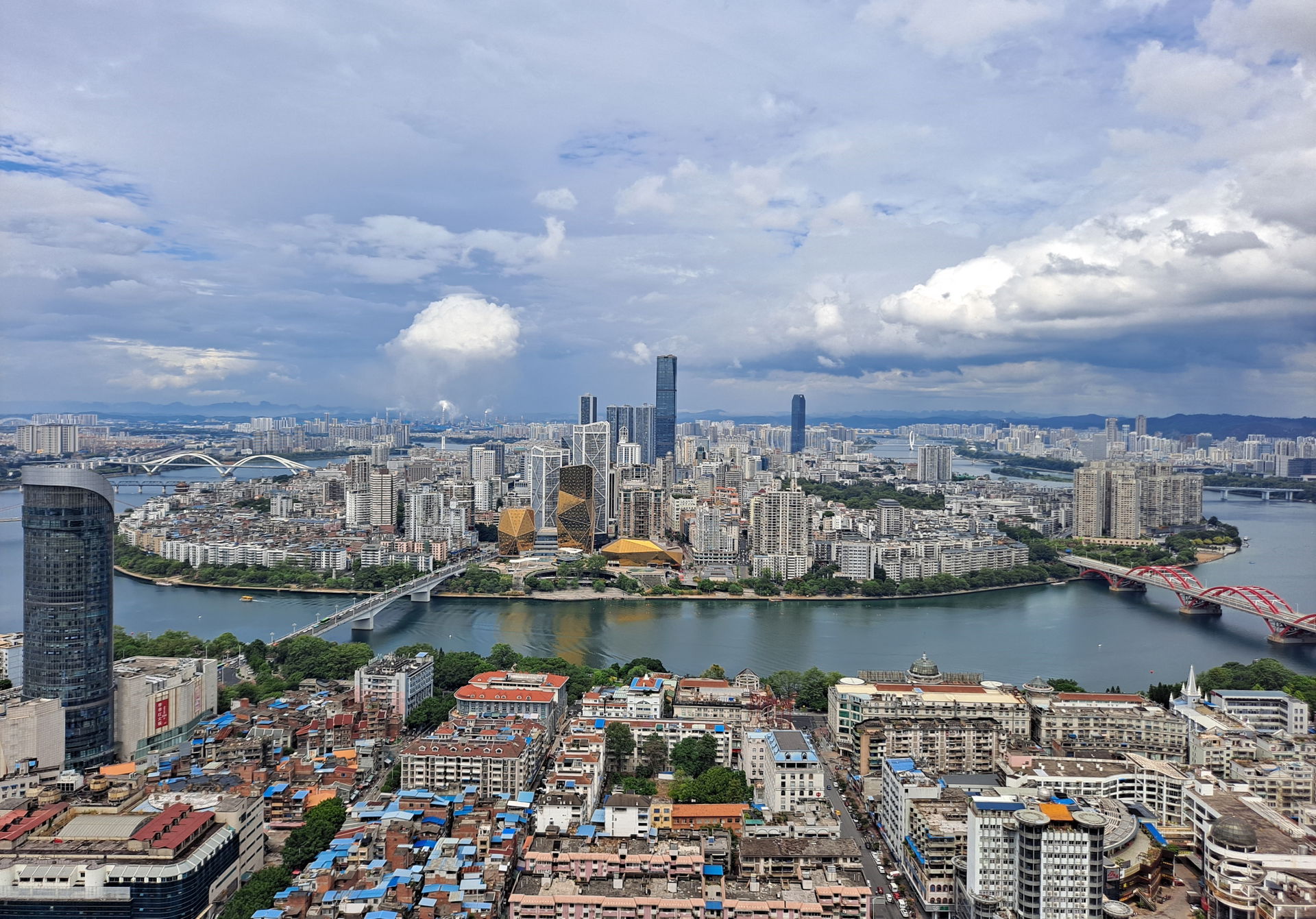​Liuzhou City seen from Ma'an Mountain
