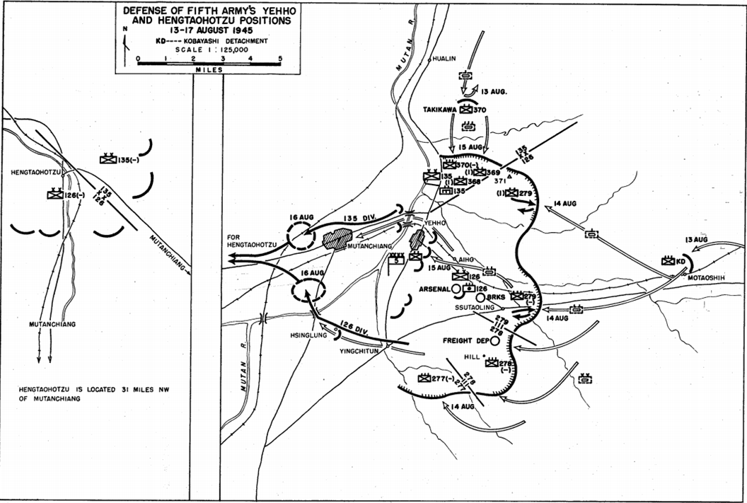 Japanese forces are pushed out or evacuate from their last-ditc…