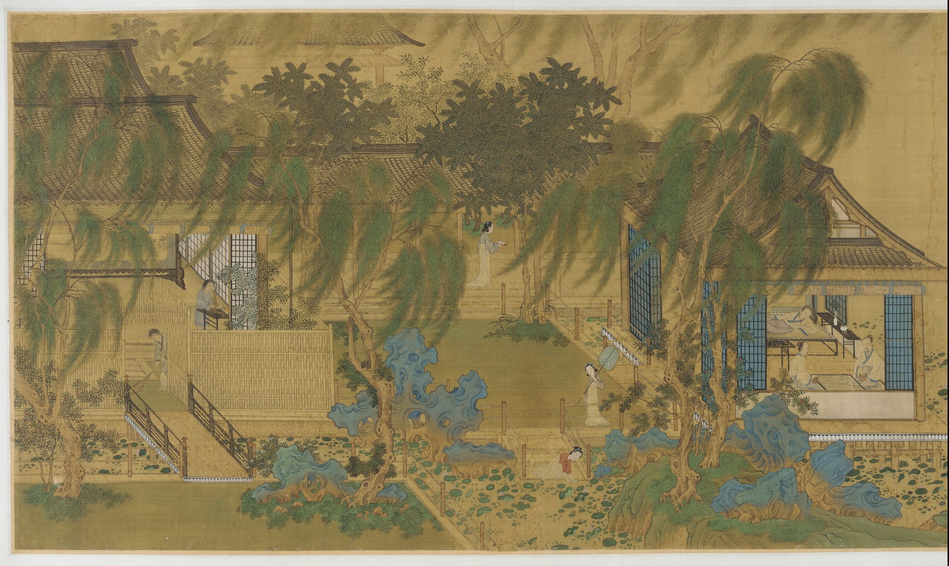 A scene in Penglai, in a Ming dynasty copy of a painting by Len…