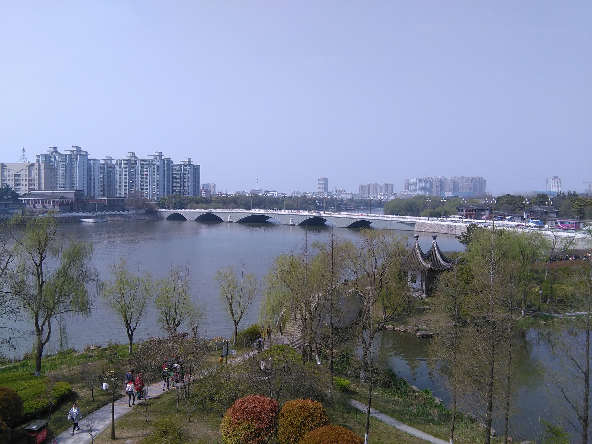 ​泰州桃园景区 清风阁眺望