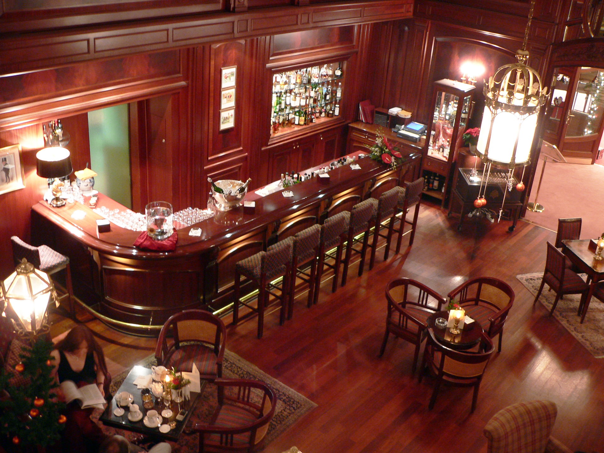 a bar in Switzerland