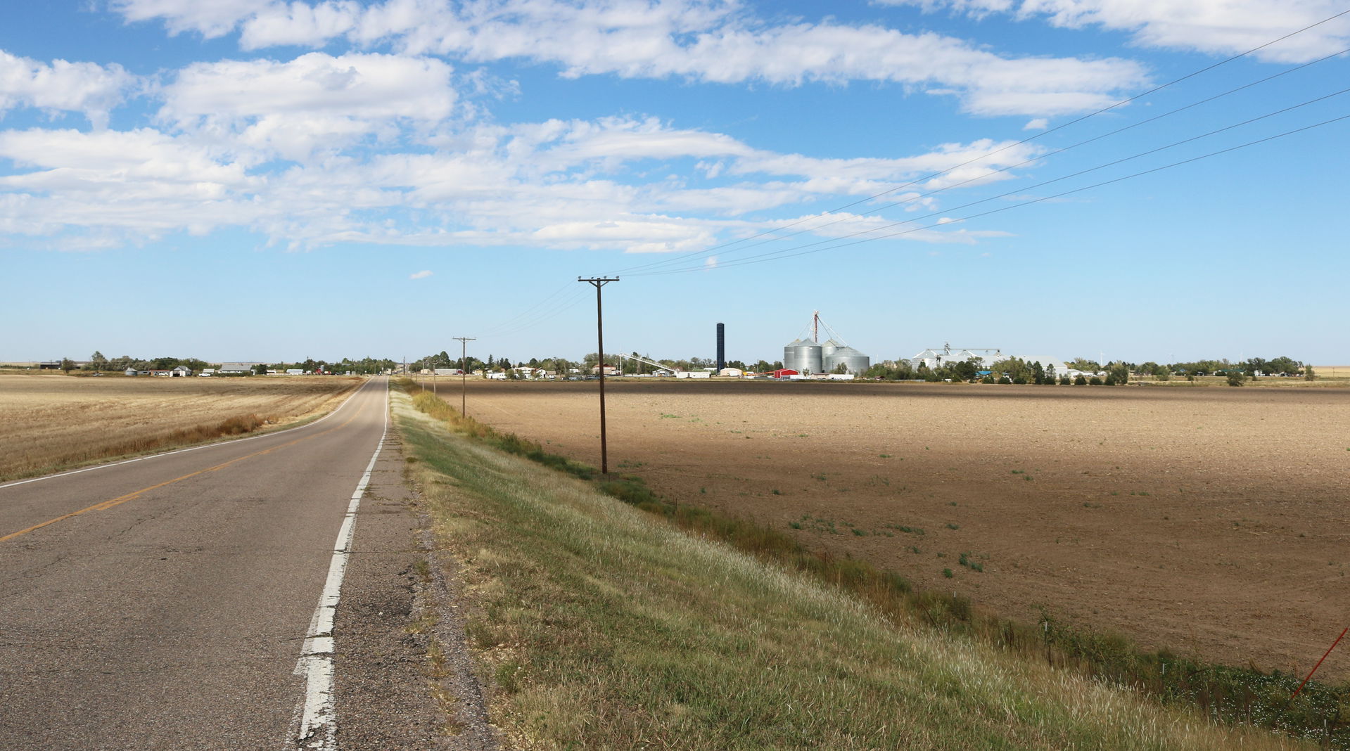 A view of Bethune, Colorado. The view is from the south at the …