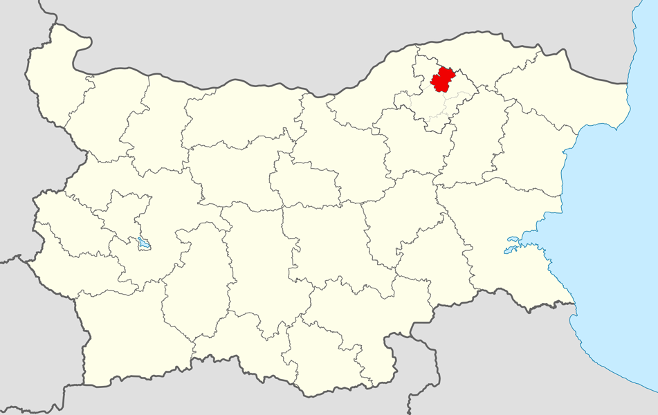 Location map of Zavet Municipality within Bulgaria and Razgrad …