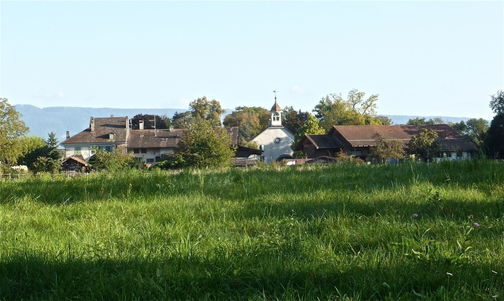 Le village de Cartigny (Genève)