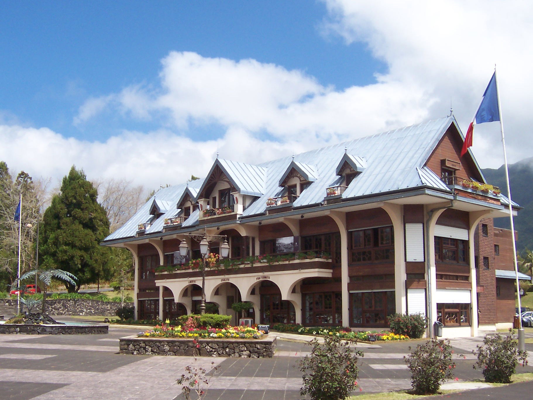 Town hall of la Plaine-des-Palmistes (Réunion island)