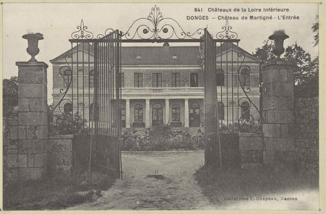 Donges - Château de Martigné - L'entrée