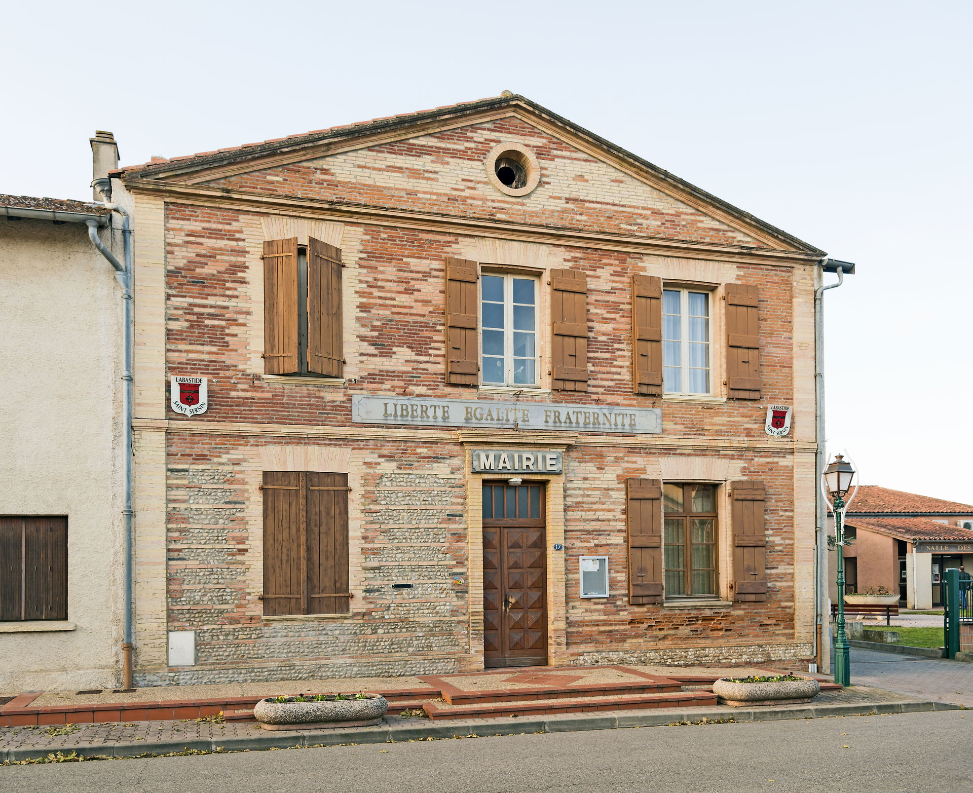 Labastide-Saint-Sernin Haute-Garonne, France. The Town hall.