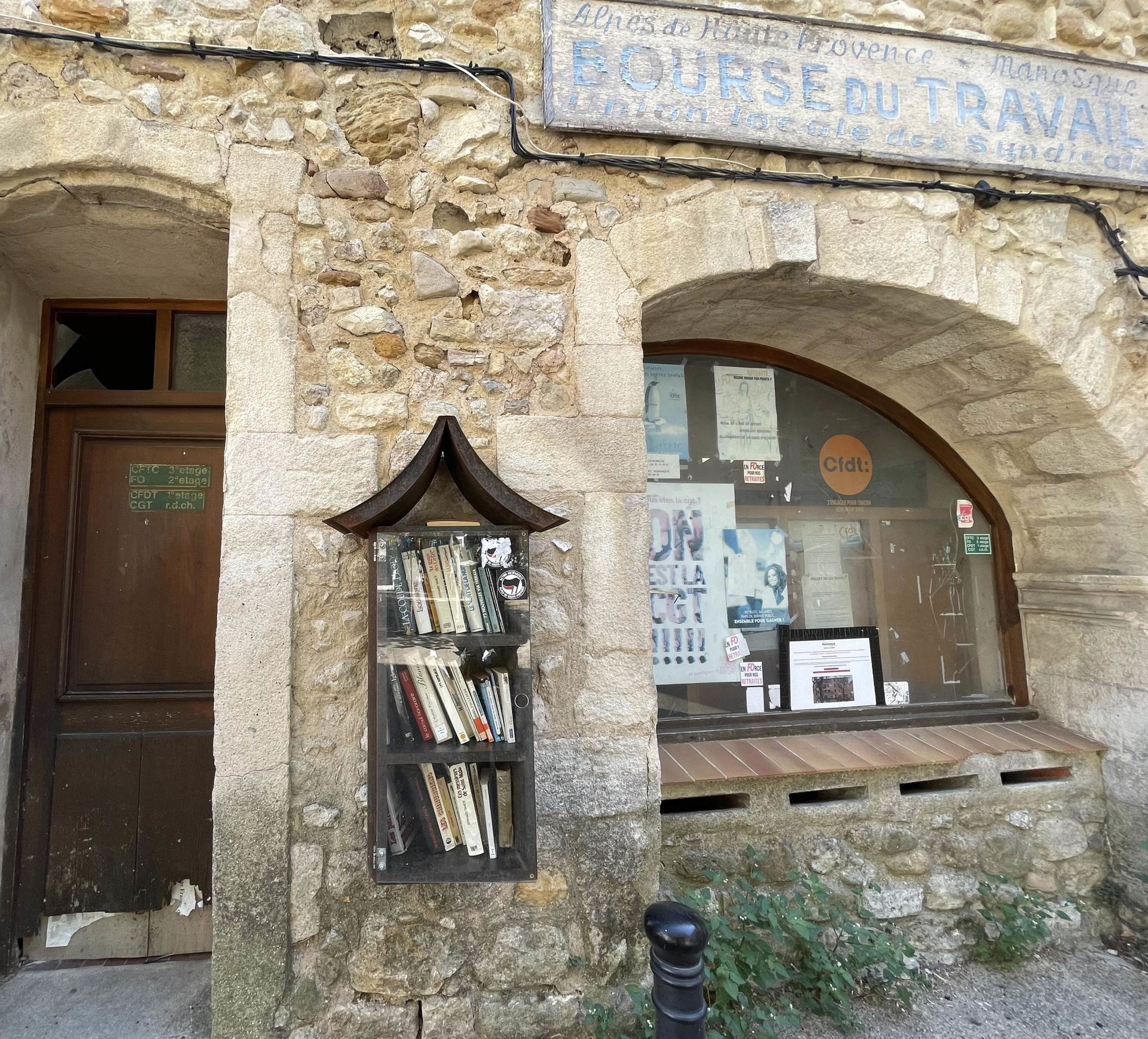Boîte à livres à Manosque
