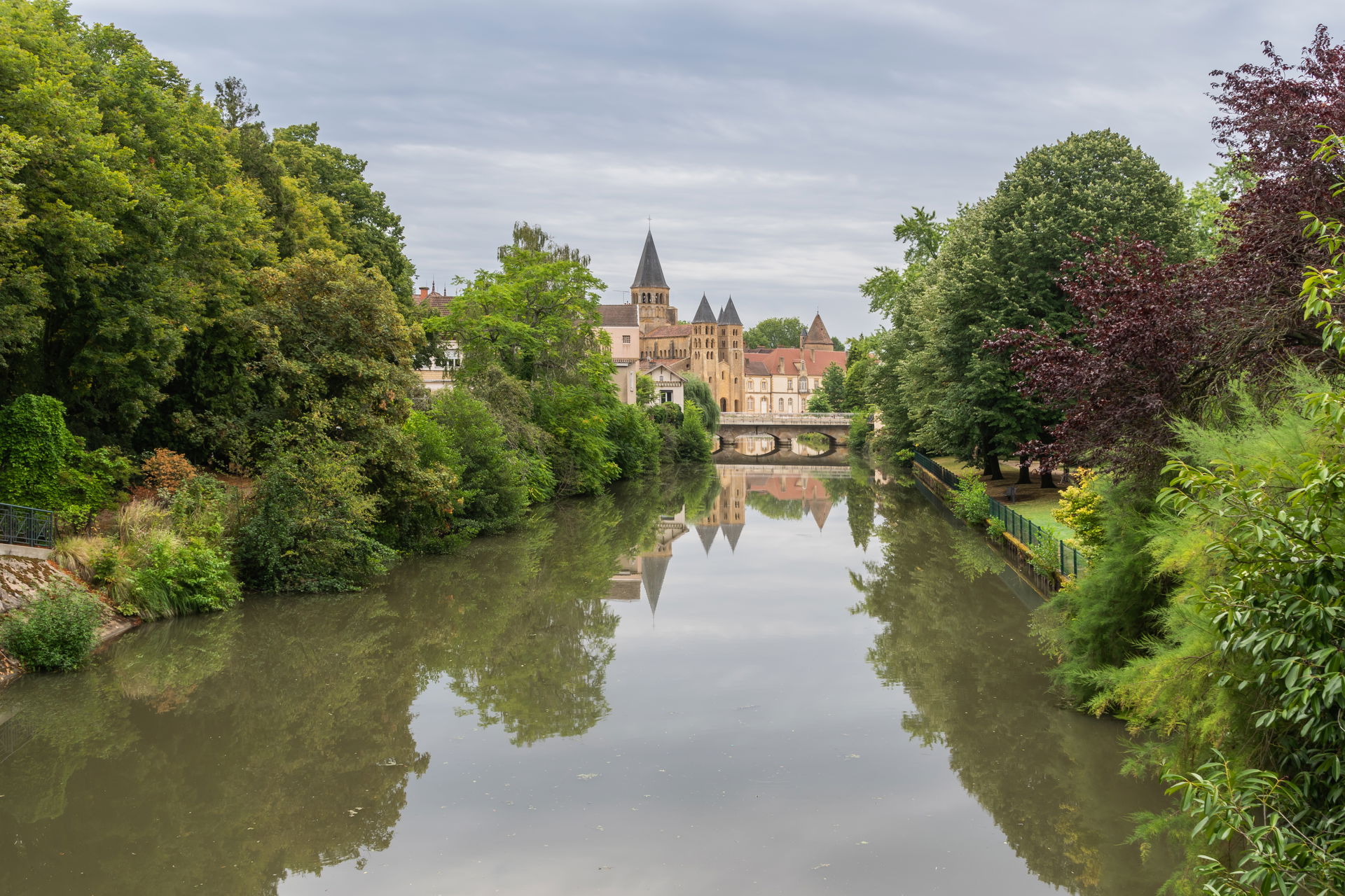 Bourbince in Paray-le-Monial, Saône-et-Loire, France