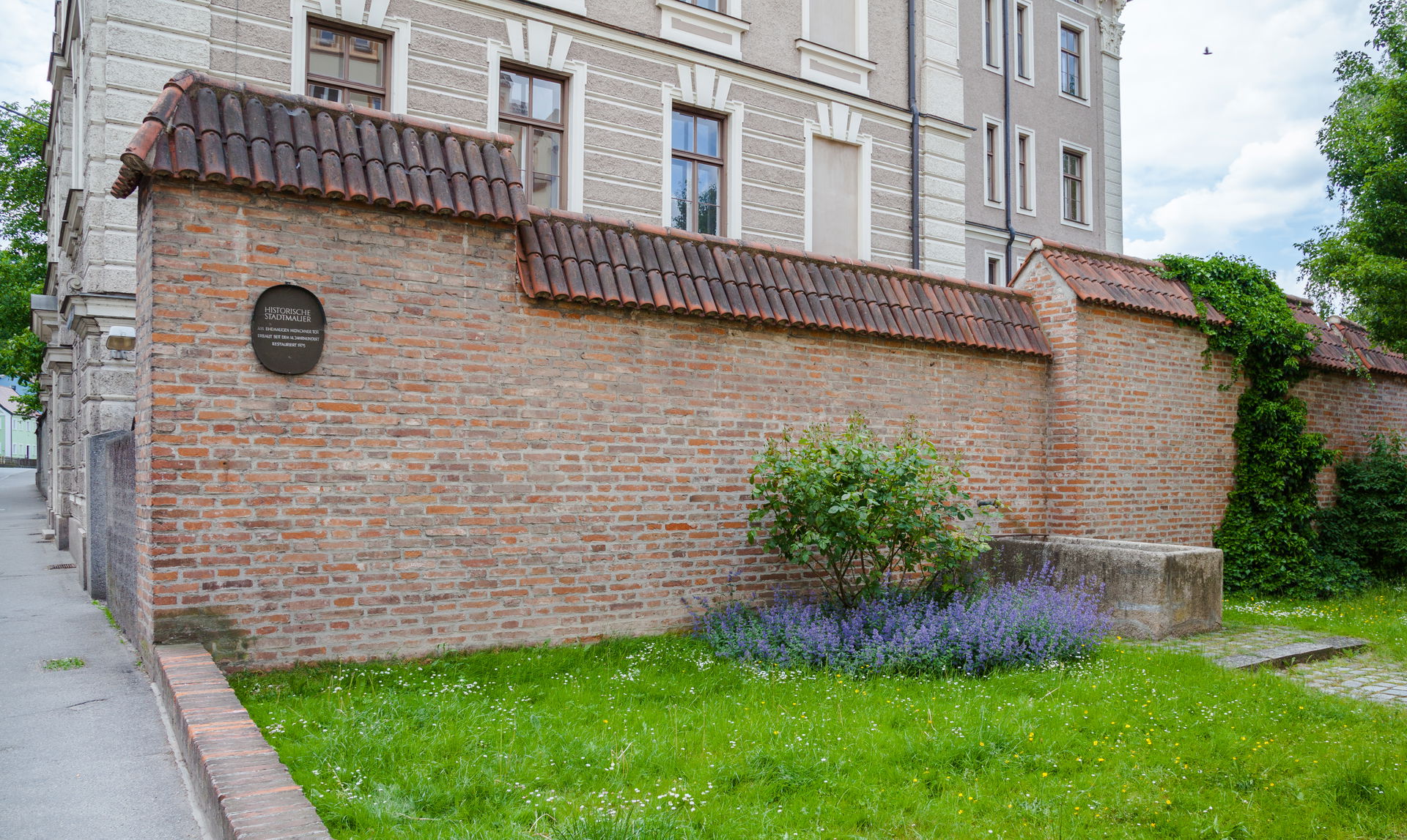 Historic wall, Landshut, Germany