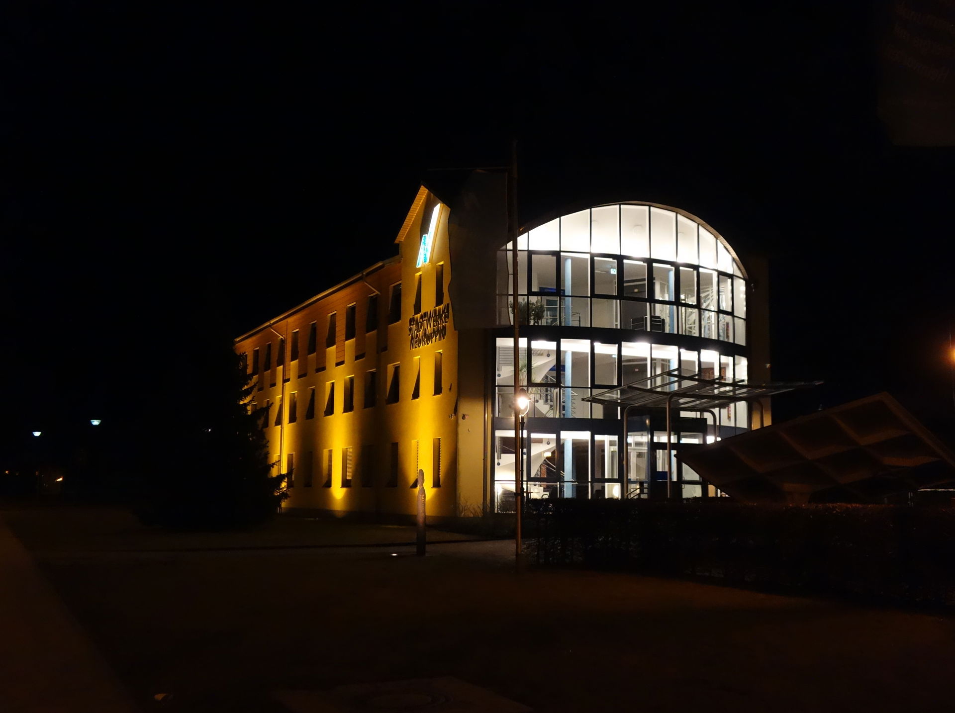 Northern view of the main administration building of the public…