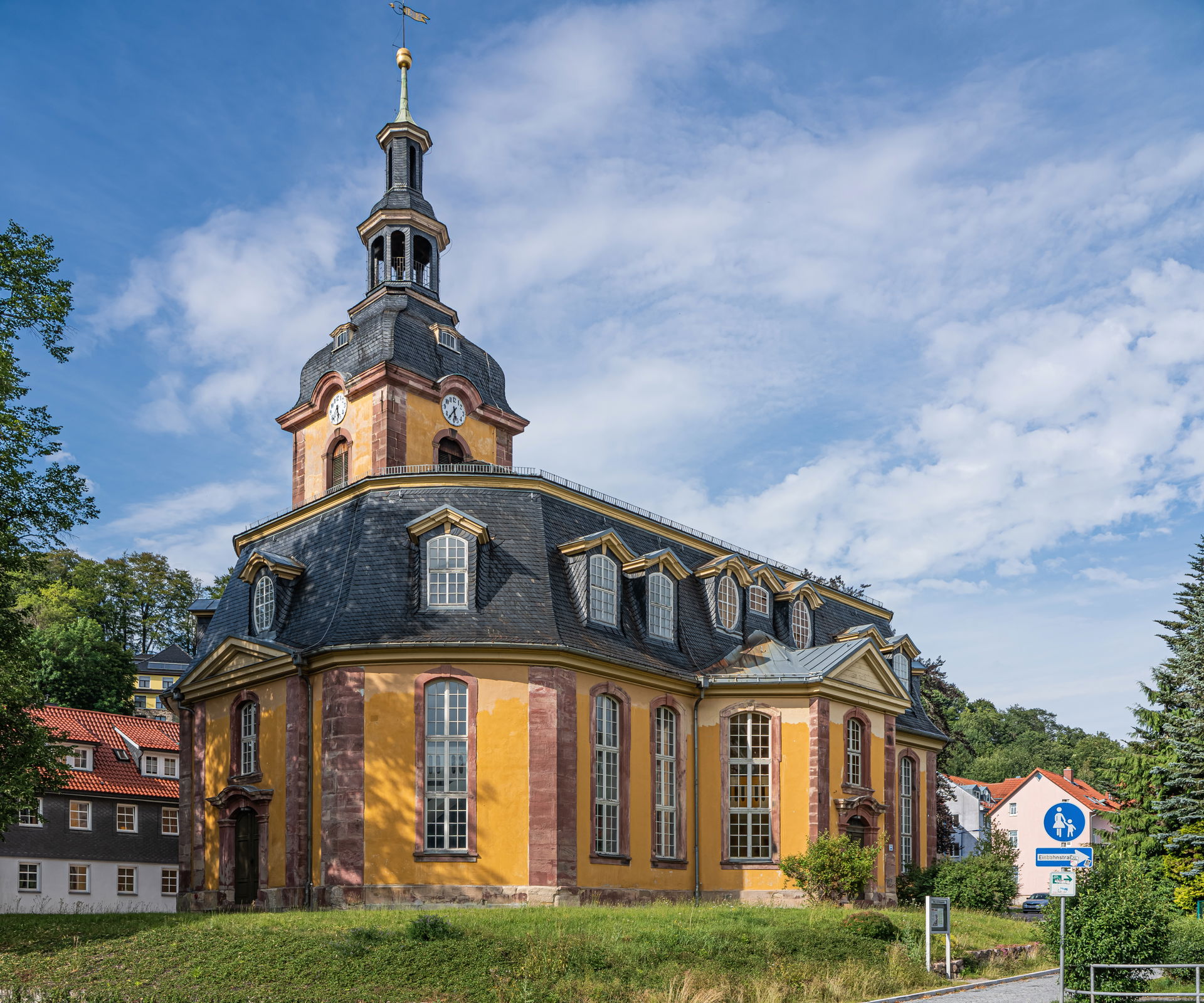 St. Blaise Church in Zella-Mehlis, Thuringia, Germany