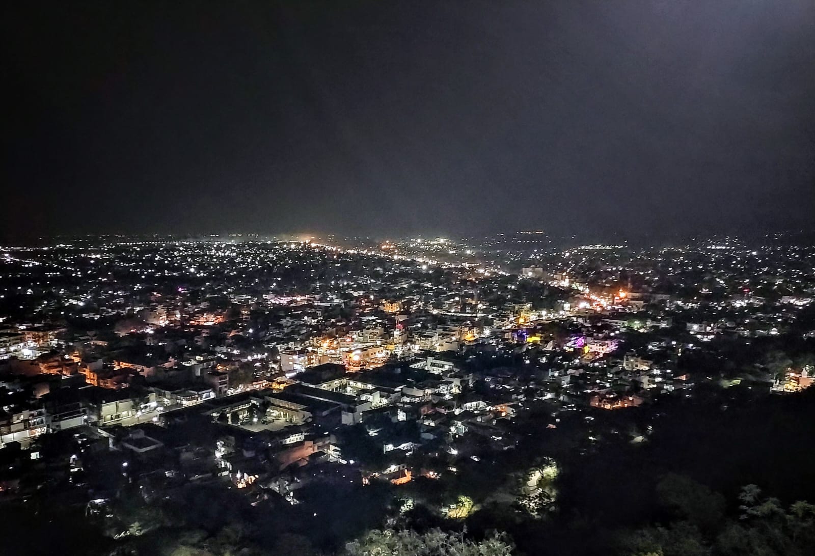 Night-view of Dewas City