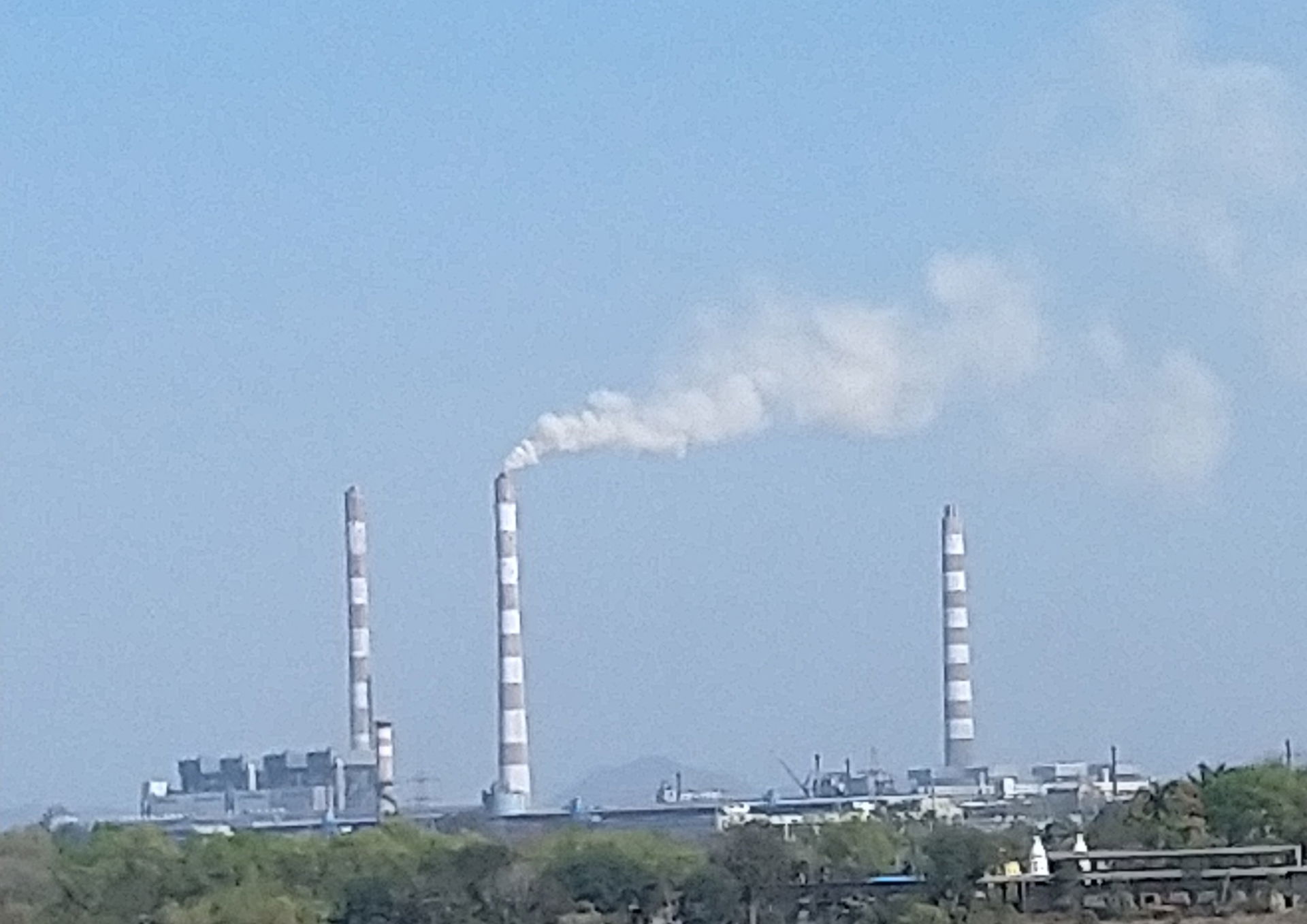 This images depicts view of BALCO, Aluminium power plant, which…