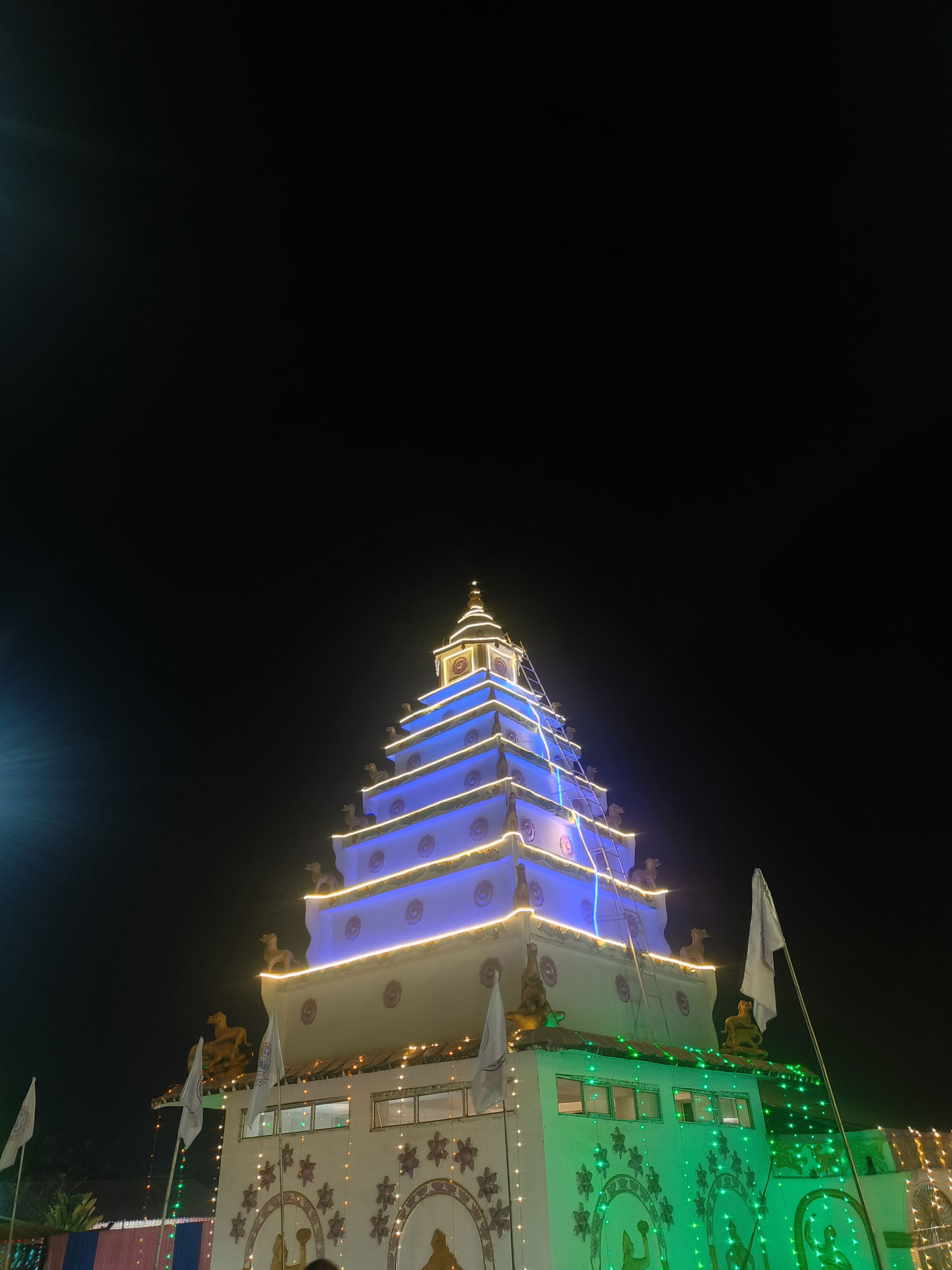 View of Nalbari Hari Mandir during Rakh Mahotsav 2024