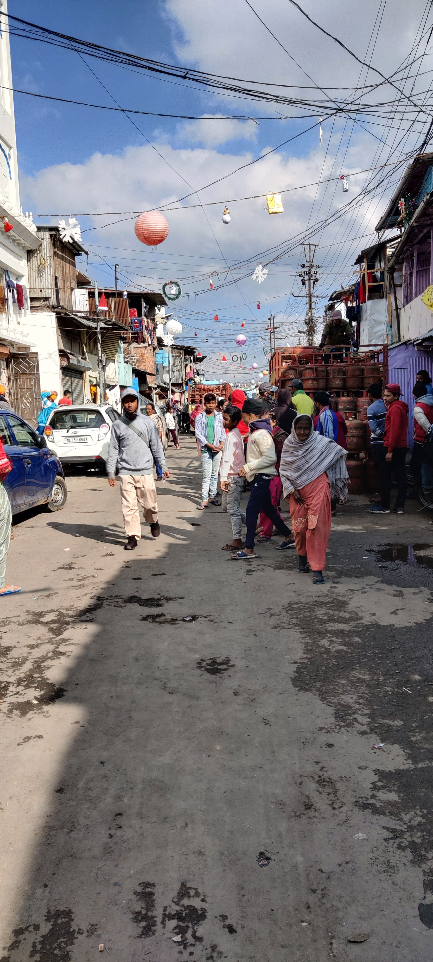 Shillong during Christmas time.