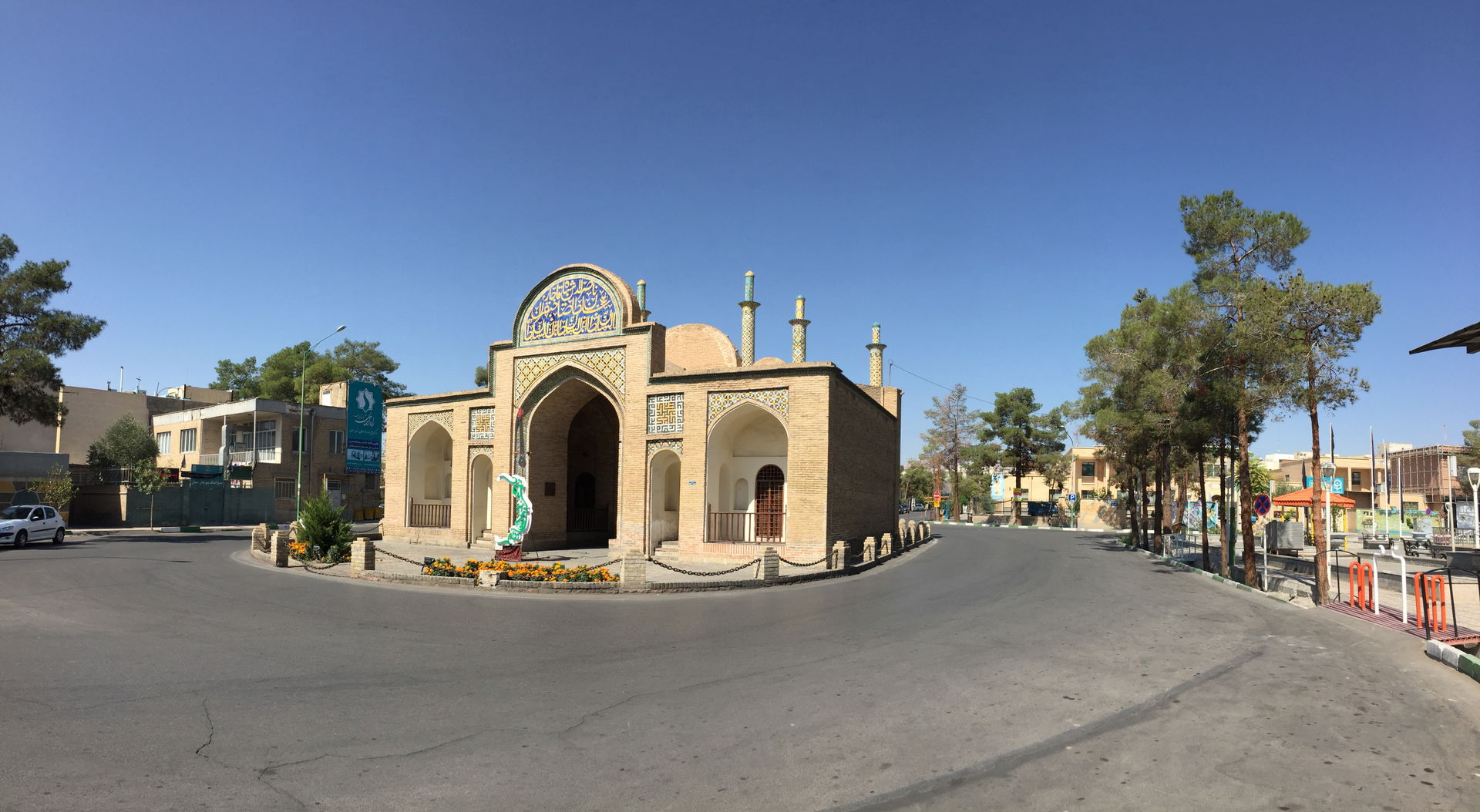 This is a photo of a monument in Iran identified by the ID