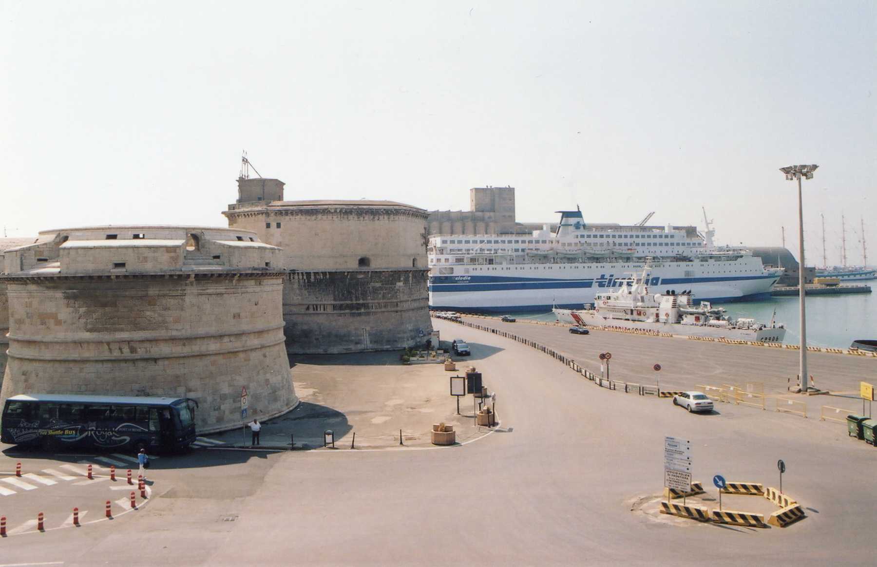 Fort and harbour.Civitaveccia.Italy