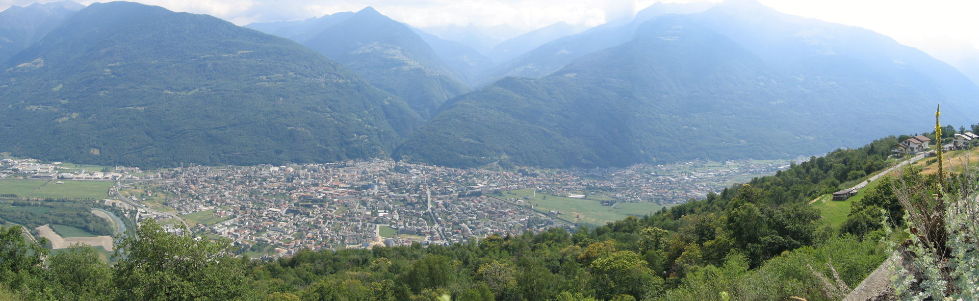 Panorama of Morbegno