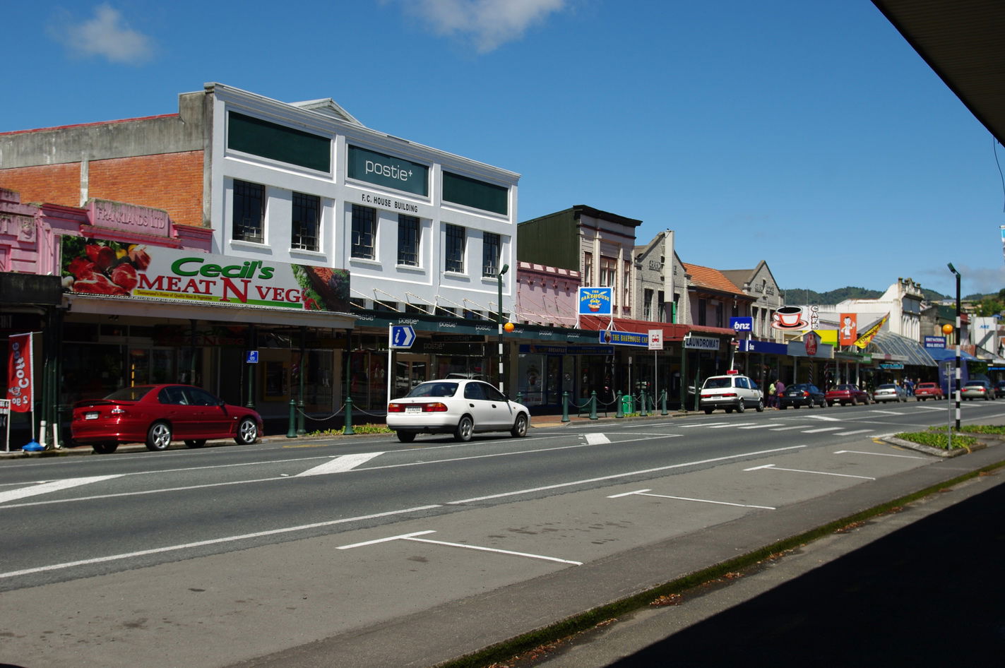 Taumarunui Hauptstraße, Neuseeland