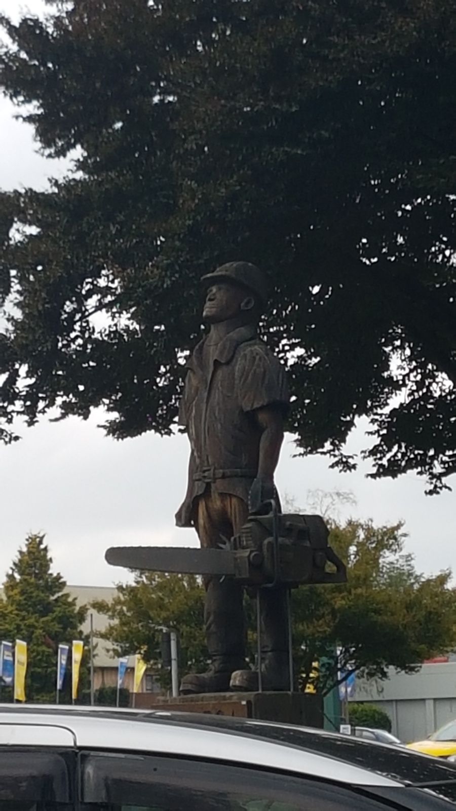 Pine Man statue Tokoroa