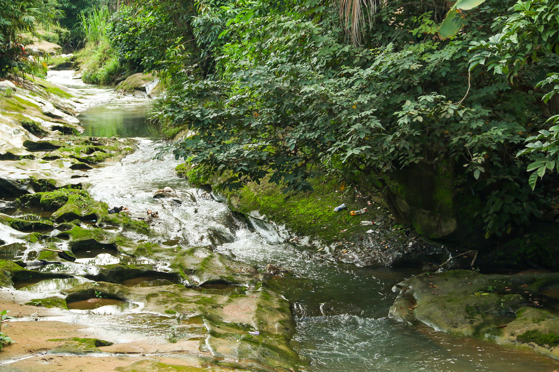 A backyard stream in Afikpo Ebonyi State