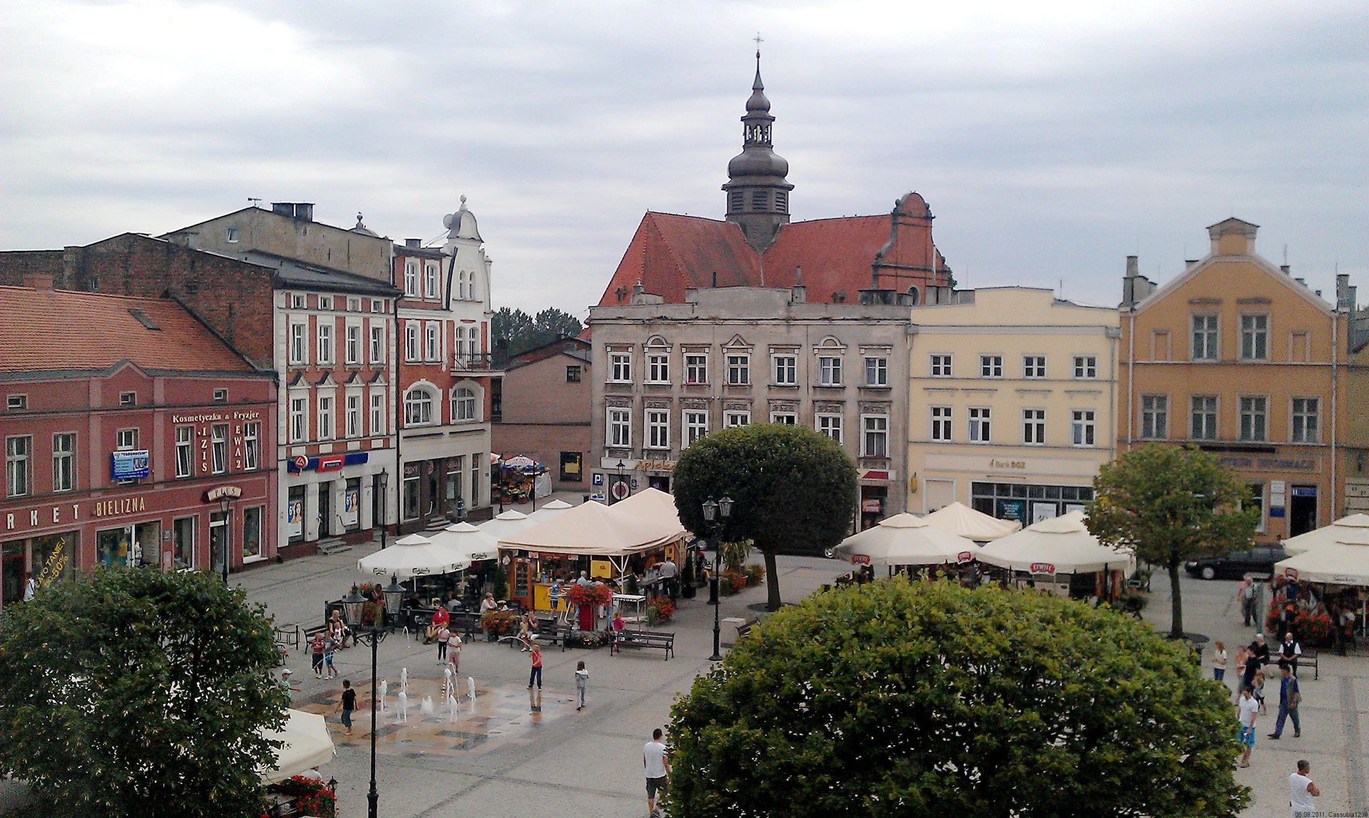 Marketplace in Kościerzyna