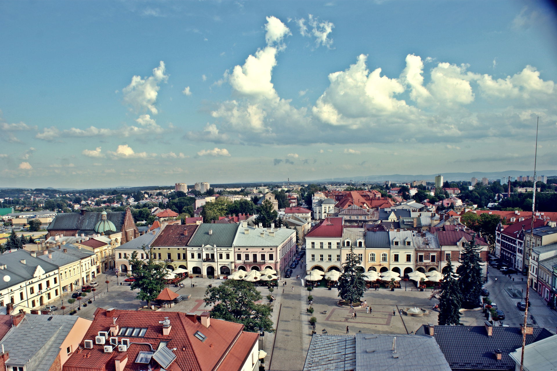 Krosno, historyczny układ urbanistyczny,  XIV, XIX/XX