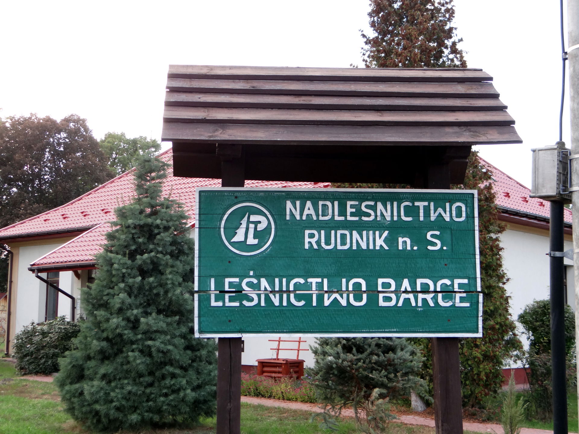 Nisko - Leśnictwo Barce - tabliczka