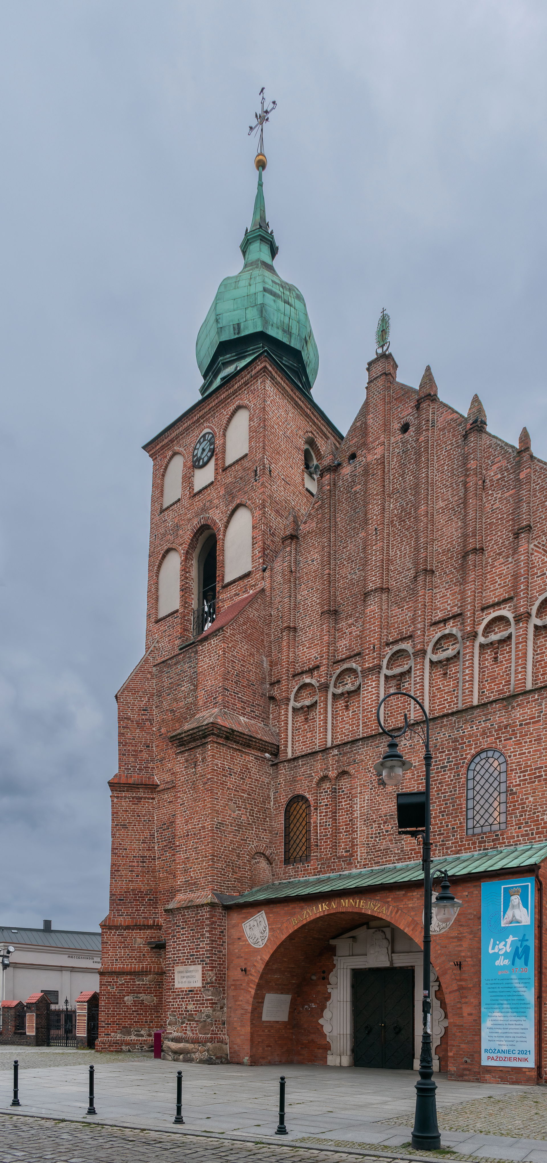 All Saints church in Sieradz, Łódź Voivodeship, Poland