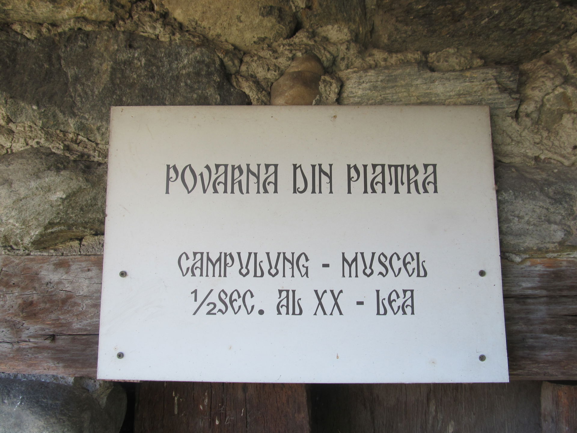 Povarnă din piatră din Câmpulung Muscel, județul Argeș. Datată …