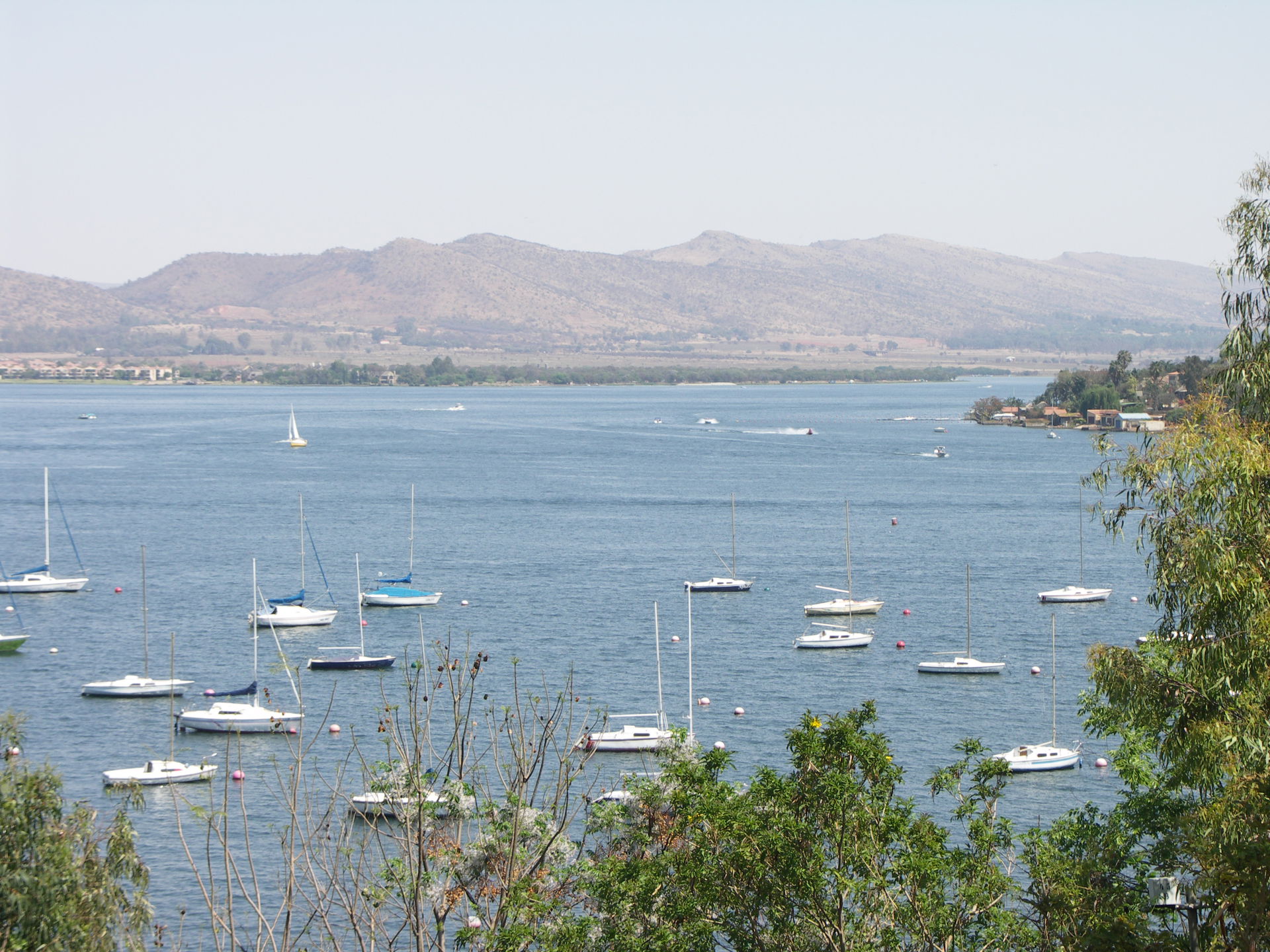 Sailing and boating on Hertebeespoort dam