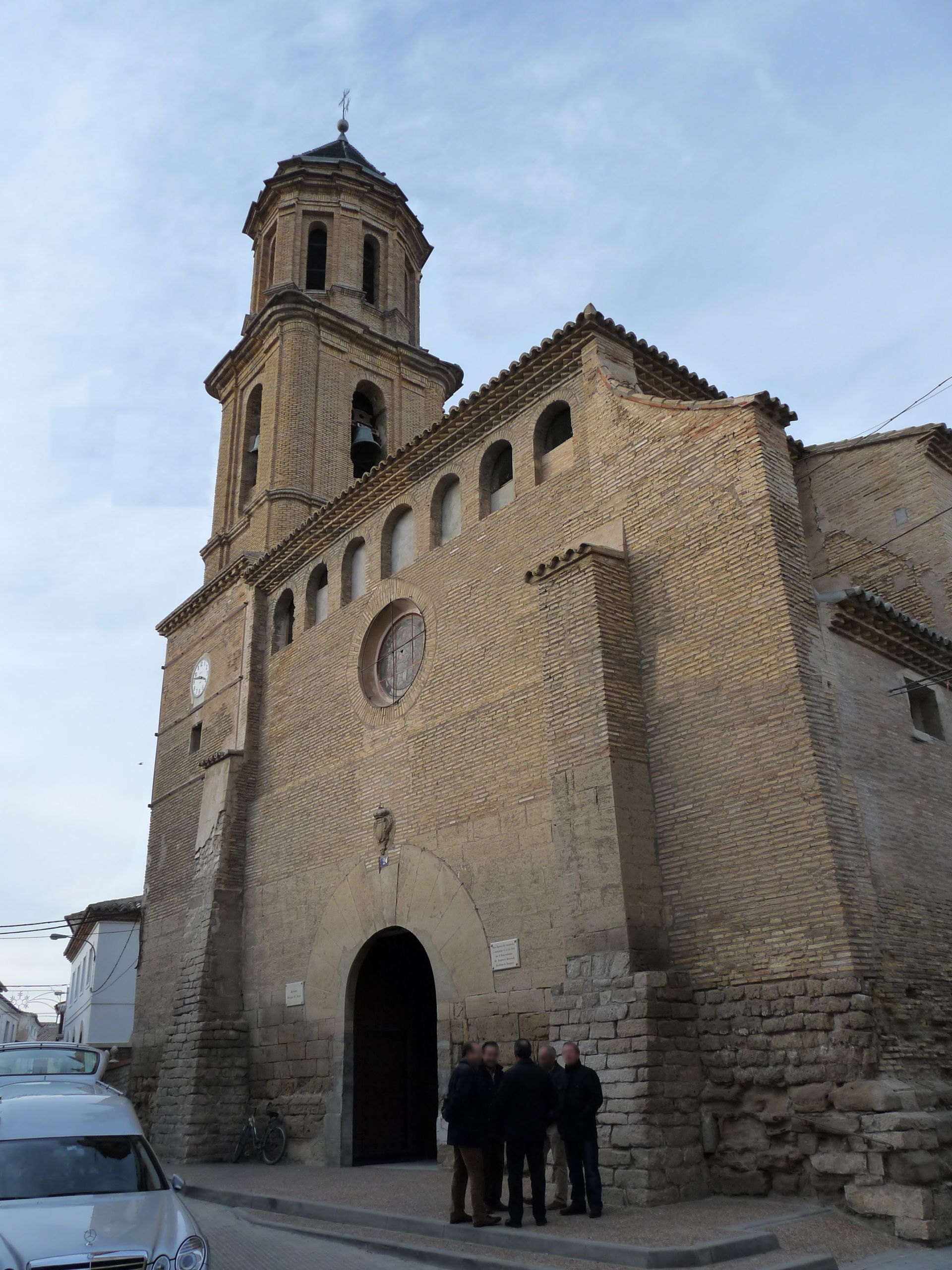 Bujaraloz - Iglesia de Santiago el Mayor (s. XVI) - Fachada