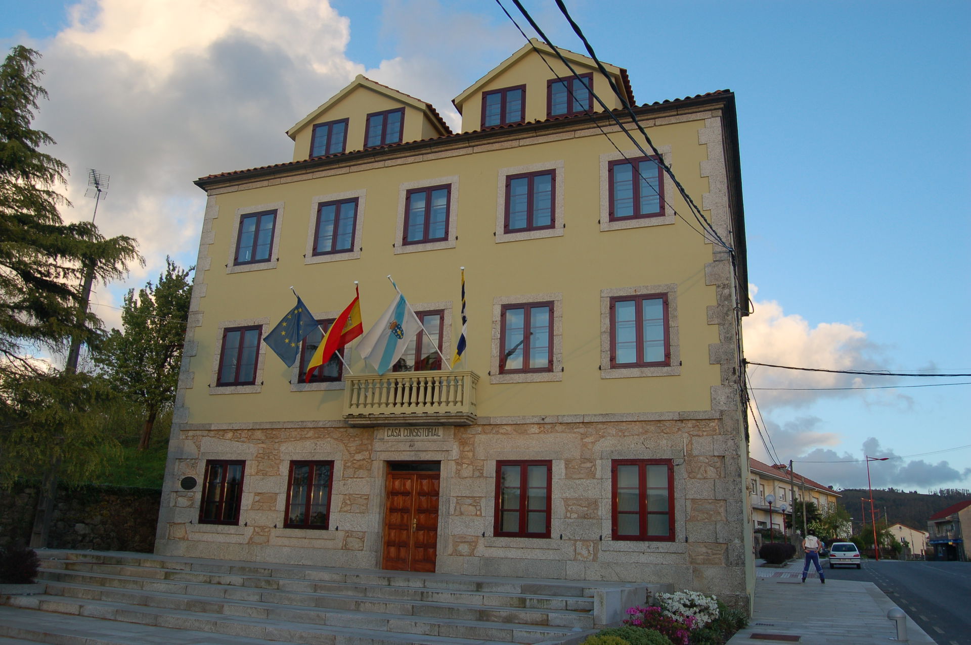 casa consistorial de Dumbría