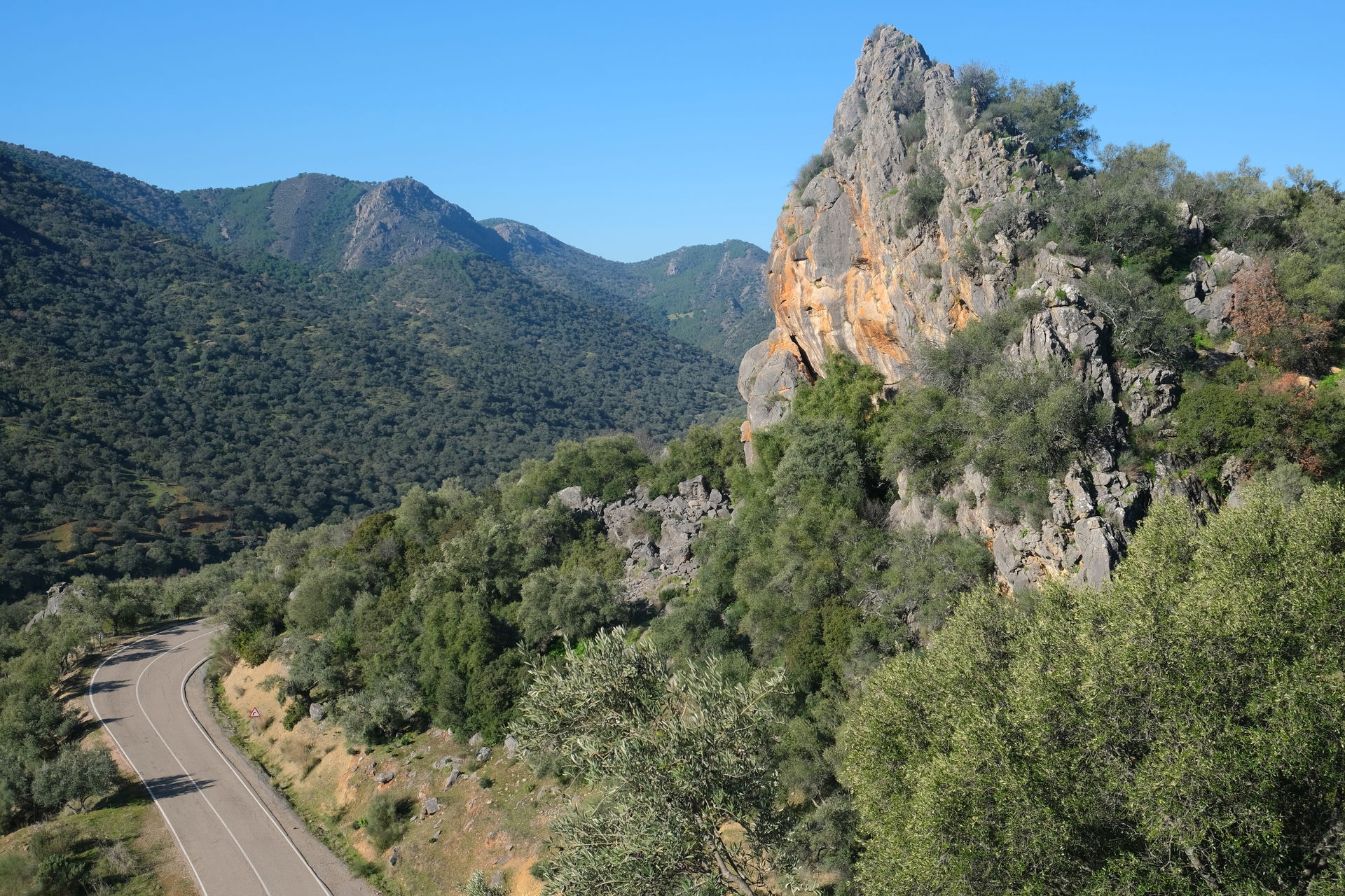 Road CO-3406 towards Obejo, Andalusia, Spain.